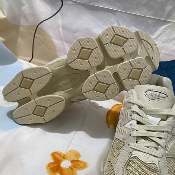 New Balance 9060 Athletic Shoes in Beige - Picture 6 of 8